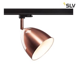 3-phase spot PARA CONE 14 swivelling, rotatable GU10 IP20, copper, lacquered dimmable